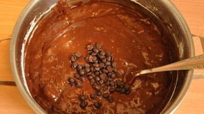 шоколадные маффины с кремом