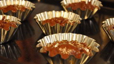 шоколадные маффины с кремом