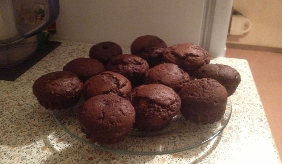 Рецепт шоколадных мини-маффинов