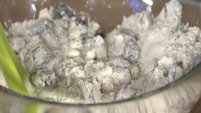 сливочные маффины с клюквой и вишней