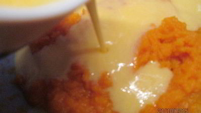 тыквенные маффины в апельсиново-морковном сиропе