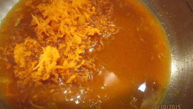 тыквенные маффины в апельсиново-морковном сиропе