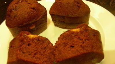 воздушные маффины из темного шоколада на пиве