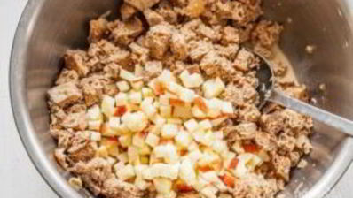 яблочно-хлебные маффины