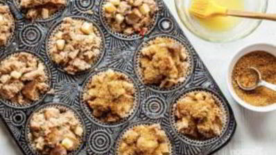 яблочно-хлебные маффины