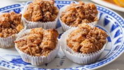 яблочно-хлебные маффины