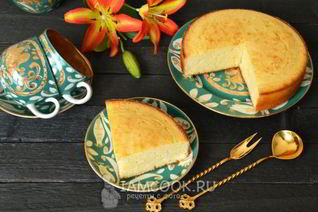 Классический манник на кефире без муки