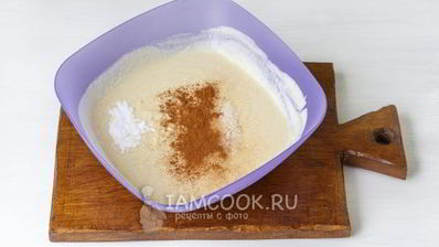 классический манник на кефире