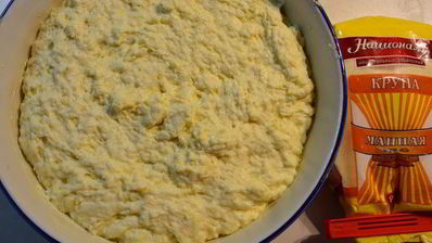 лимонный манник на кефире