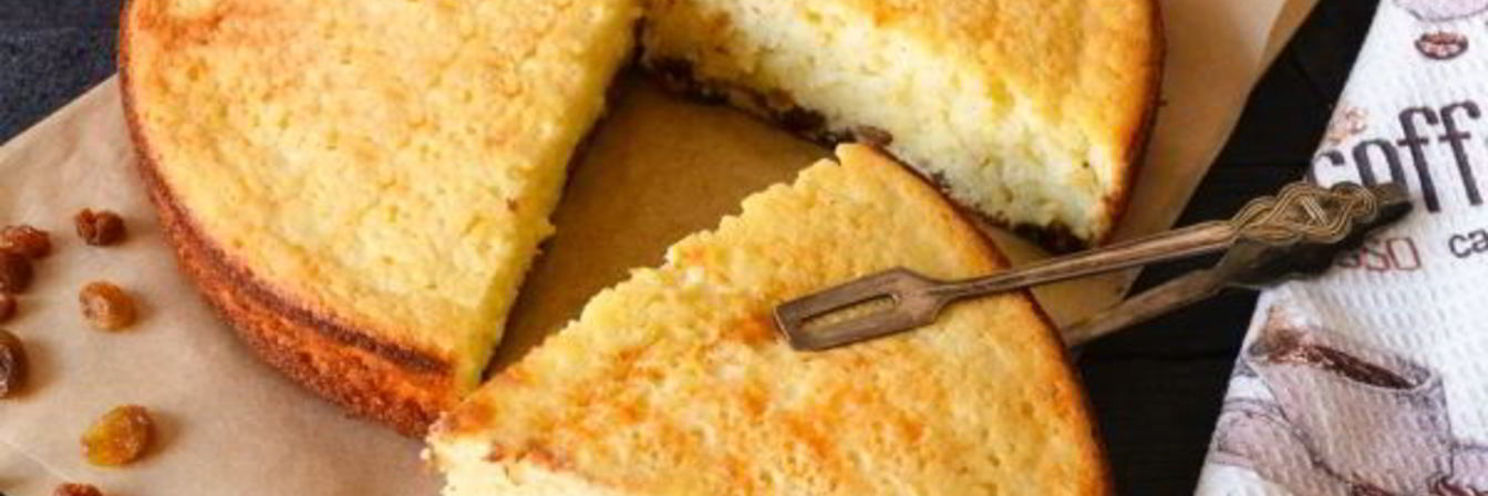 Манник на кефире без муки в мультиварке