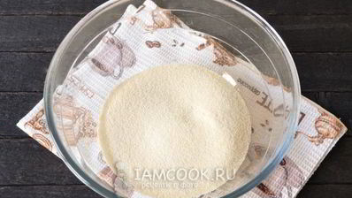 манник на кефире без муки в мультиварке