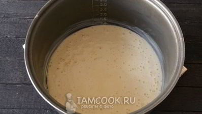 манник на кефире без муки в мультиварке