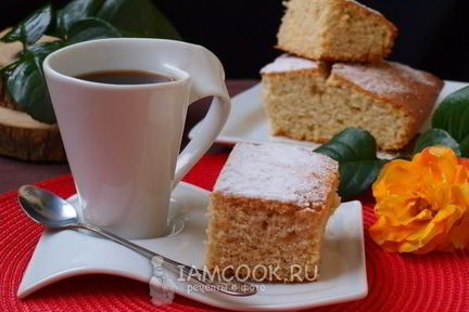 Манник на кефире без яиц