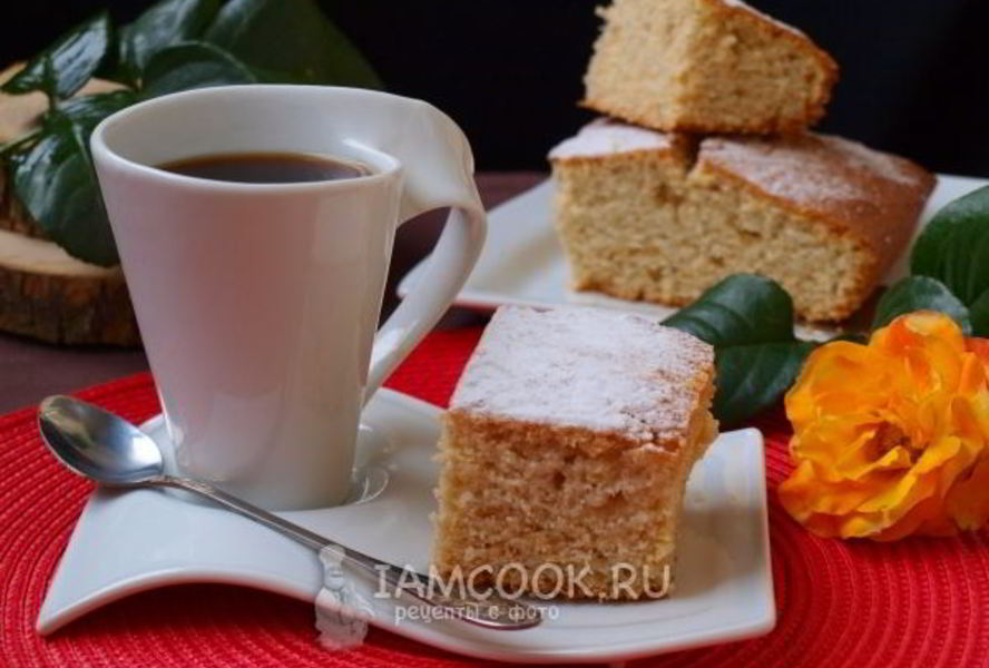 Манник на кефире без яиц