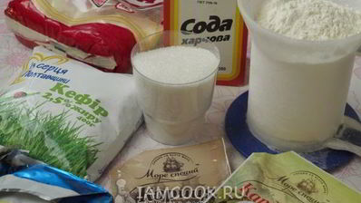 манник на кефире без яиц