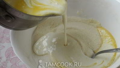 манник на кефире без яиц