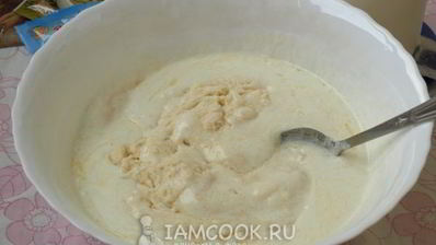 манник на кефире без яиц