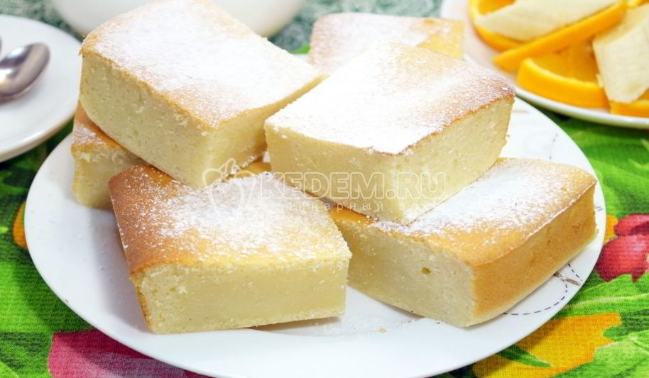 Рецепт манника на кефире