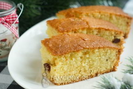 Манник на молоке без яиц