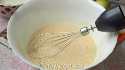 манник на молоке с яблоками