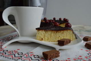 Манник на сковороде