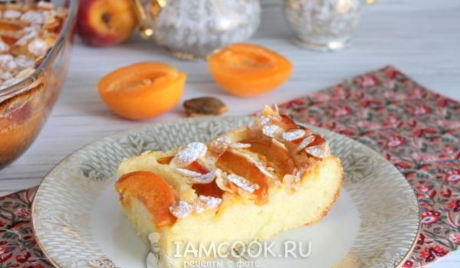 Рецепт манника с абрикосами