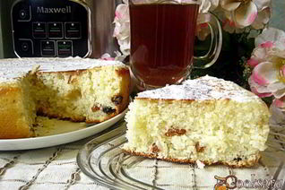 Манник с изюмом в мультиварке