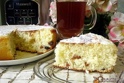 Манник с изюмом в мультиварке