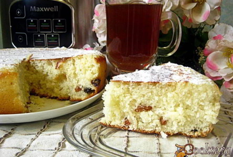 Манник с изюмом в мультиварке