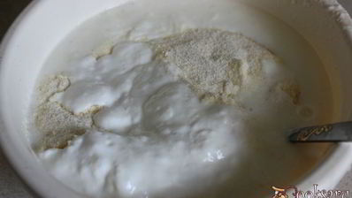 манник с лесной клубникой