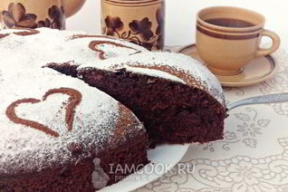 Манник с шоколадом и какао