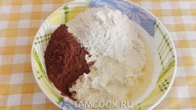 манник с шоколадом и какао
