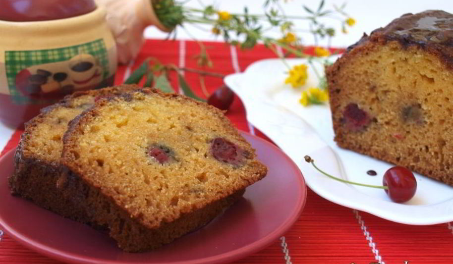 Рецепт манника с вишнями