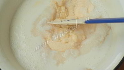 манник с яблоками на кефире