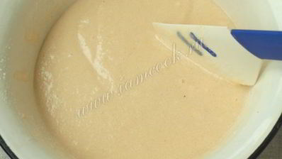 манник с яблоками на кефире