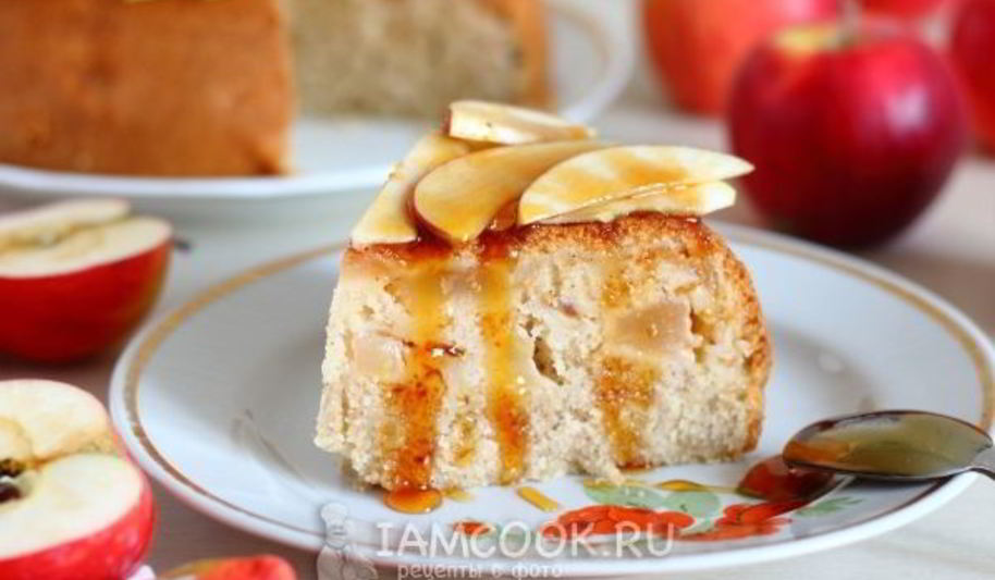 Рецепт манника с яблоками в мультиварке