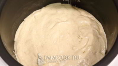 манник с яблоками в мультиварке