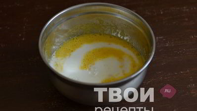 манник с яблоками