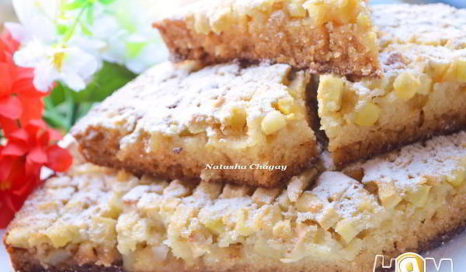 Рецепт манника с яблоком