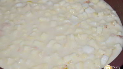 манник с яблоком