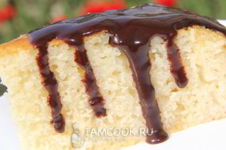 Манник Стаканник в сливочной заливке