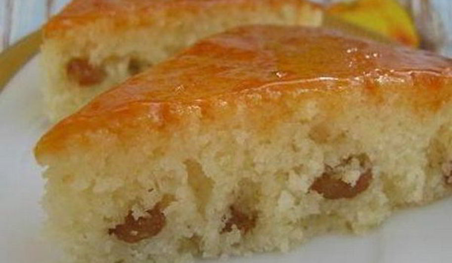 Рецепт медового манника с изюмом