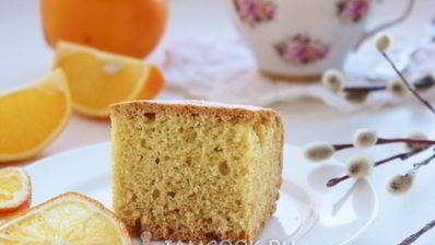 постный апельсиновый манник