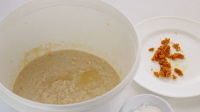 постный апельсиновый манник