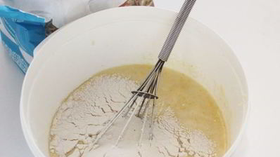 постный апельсиновый манник