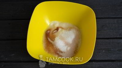 постный манник с яблоками