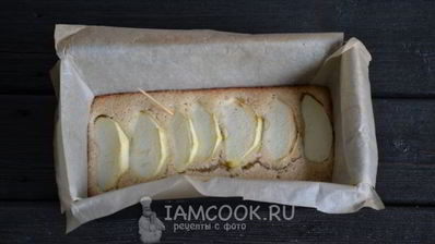 постный манник с яблоками