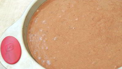 постный медово-шоколадный манник