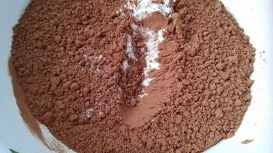 постный шоколадный манник с черносливом