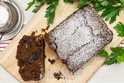 Постный шоколадный манник с какао